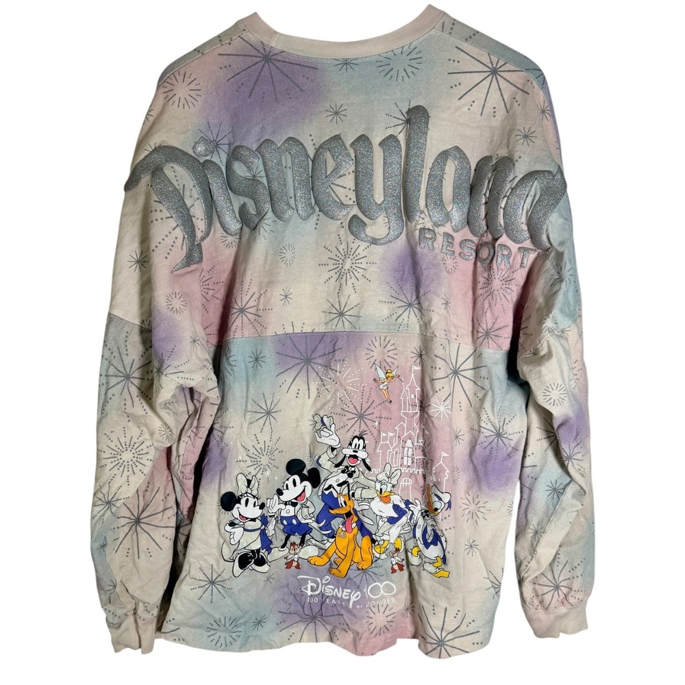 Disney Unisex Disneyland Resort 100 Years Of Wonder Spirit Jersey Tie Dye XL